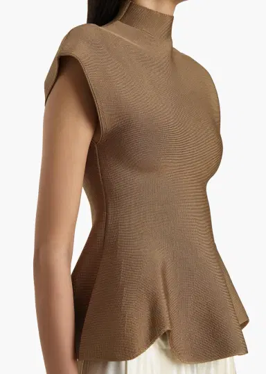 Khaite Andra Top In Carob | Thumbnail 5 Khaite Andra Top In Carob | Thumbnail 5