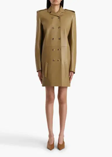 Khaite Sadra Coat In Golden Ochre | Thumbnail 2 Khaite Sadra Coat In Golden Ochre | Thumbnail 2