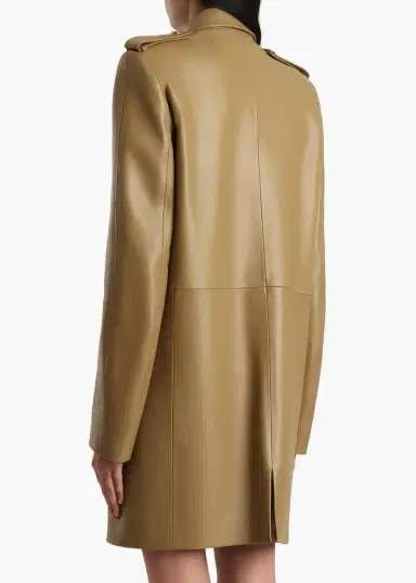 Khaite Sadra Coat In Golden Ochre | Thumbnail 4 Khaite Sadra Coat In Golden Ochre | Thumbnail 4