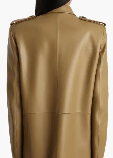 Khaite Sadra Coat In Golden Ochre | Thumbnail 6 Khaite Sadra Coat In Golden Ochre | Thumbnail 6