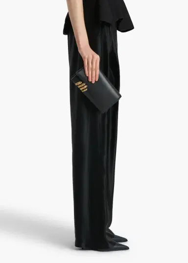 Khaite Sculpted Hand Clutch In Black Leather | Thumbnail 5 Khaite Sculpted Hand Clutch In Black Leather | Thumbnail 5