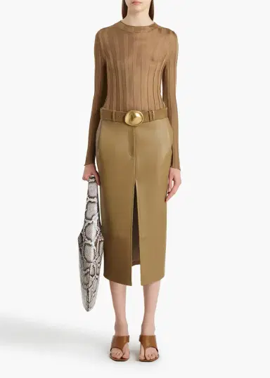 Khaite Cosette Top In Carob | Thumbnail 2 Khaite Cosette Top In Carob | Thumbnail 2