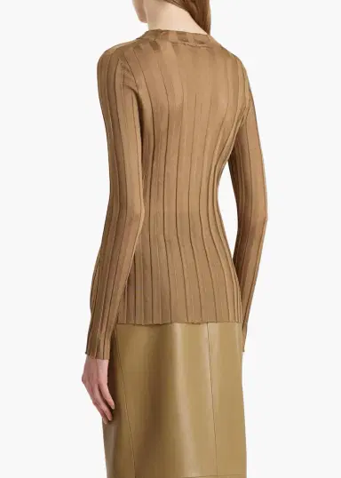 Khaite Cosette Top In Carob | Thumbnail 4 Khaite Cosette Top In Carob | Thumbnail 4