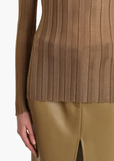 Khaite Cosette Top In Carob | Thumbnail 5 Khaite Cosette Top In Carob | Thumbnail 5