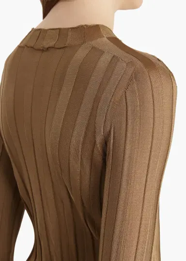 Khaite Cosette Top In Carob | Thumbnail 6 Khaite Cosette Top In Carob | Thumbnail 6