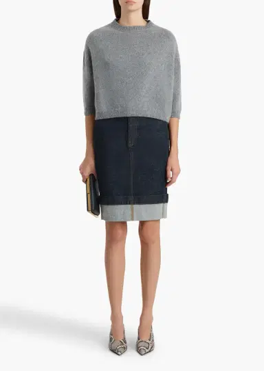 Khaite Sabina Sweater In Fog | Thumbnail 2 Khaite Sabina Sweater In Fog | Thumbnail 2