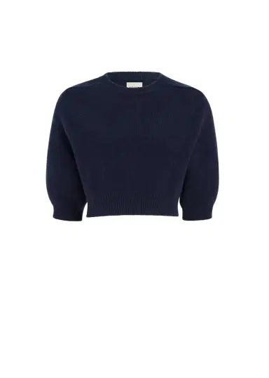 Khaite Lorelai Sweater In Midnight | Thumbnail 1 Khaite Lorelai Sweater In Midnight | Thumbnail 1