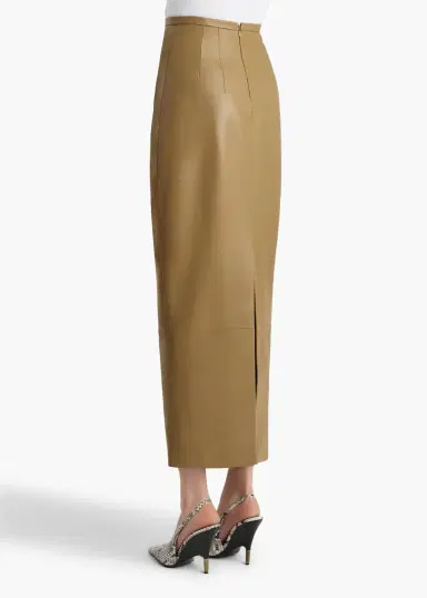 Khaite Winton Skirt In Golden Ochre | Thumbnail 4 Khaite Winton Skirt In Golden Ochre | Thumbnail 4
