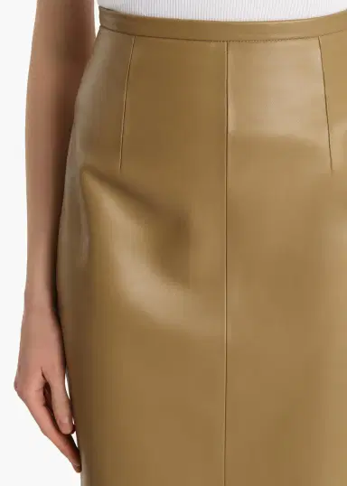 Khaite Winton Skirt In Golden Ochre | Thumbnail 5 Khaite Winton Skirt In Golden Ochre | Thumbnail 5