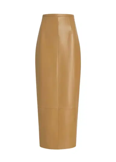 Khaite Winton Skirt In Golden Ochre | Thumbnail 1 Khaite Winton Skirt In Golden Ochre | Thumbnail 1