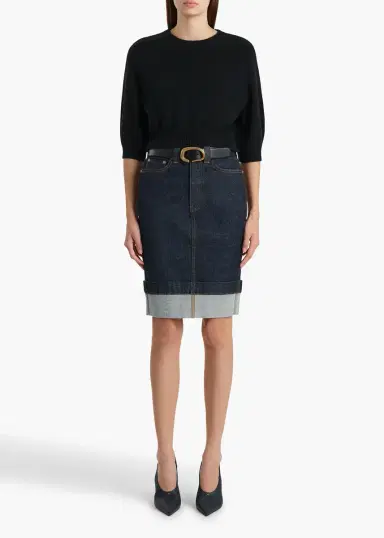 Khaite Lorelai Sweater In Black | Thumbnail 2 Khaite Lorelai Sweater In Black | Thumbnail 2