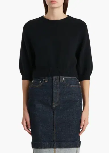 Khaite Lorelai Sweater In Black | Thumbnail 3 Khaite Lorelai Sweater In Black | Thumbnail 3