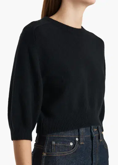 Khaite Lorelai Sweater In Black | Thumbnail 5 Khaite Lorelai Sweater In Black | Thumbnail 5