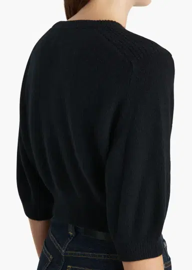 Khaite Lorelai Sweater In Black | Thumbnail 6 Khaite Lorelai Sweater In Black | Thumbnail 6