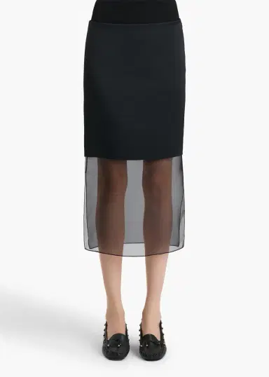 Khaite Sybil Skirt In Black | Thumbnail 3 Khaite Sybil Skirt In Black | Thumbnail 3