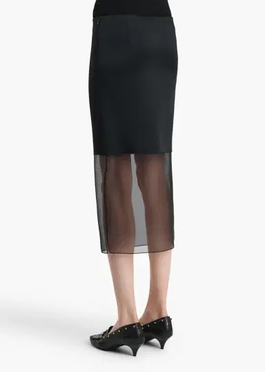 Khaite Sybil Skirt In Black | Thumbnail 4 Khaite Sybil Skirt In Black | Thumbnail 4