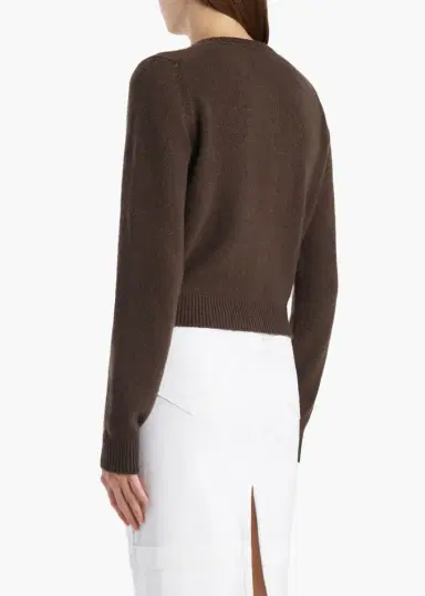 Khaite Everheart Cardigan In Coffee | Thumbnail 4 Khaite Everheart Cardigan In Coffee | Thumbnail 4