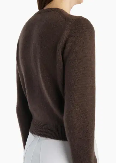 Khaite Everheart Cardigan In Coffee | Thumbnail 6 Khaite Everheart Cardigan In Coffee | Thumbnail 6