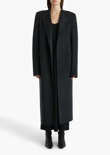 Khaite Jelson Coat In Charcoal | Thumbnail 7 Khaite Jelson Coat In Charcoal | Thumbnail 7