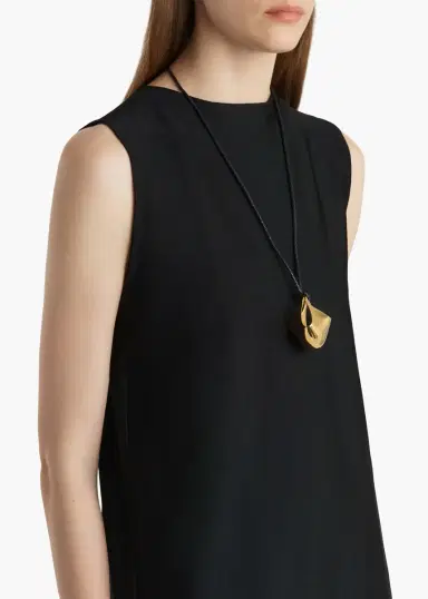 Khaite Medium Lotus Pendant In Gold | Thumbnail 3 Khaite Medium Lotus Pendant In Gold | Thumbnail 3