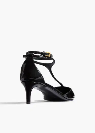 Khaite Mia Pump In Black Patent Leather | Thumbnail 3 Khaite Mia Pump In Black Patent Leather | Thumbnail 3