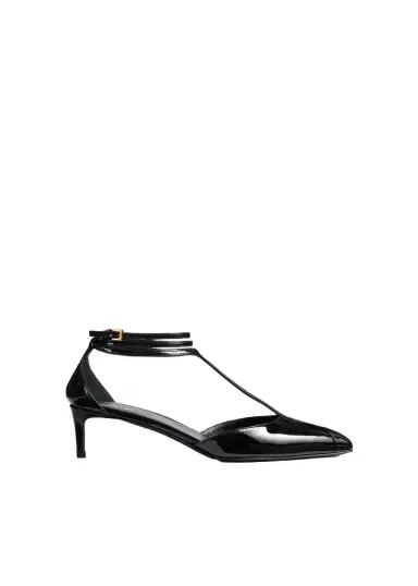 Khaite Mia Pump In Black Patent Leather | Thumbnail 1 Khaite Mia Pump In Black Patent Leather | Thumbnail 1