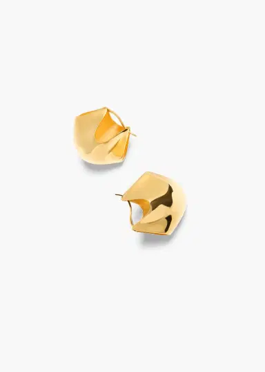 Khaite Medium Lotus Earrings In Gold | Thumbnail 2 Khaite Medium Lotus Earrings In Gold | Thumbnail 2