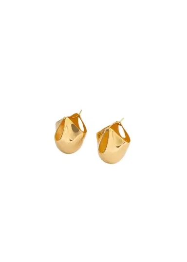 Khaite Medium Lotus Earrings In Gold | Thumbnail 1 Khaite Medium Lotus Earrings In Gold | Thumbnail 1