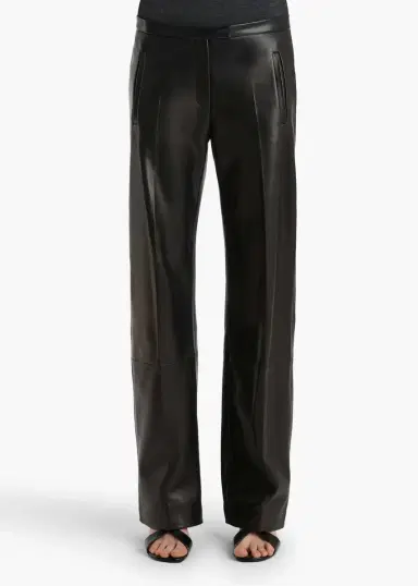Khaite Miles Pant In Black Leather | Thumbnail 3 Khaite Miles Pant In Black Leather | Thumbnail 3