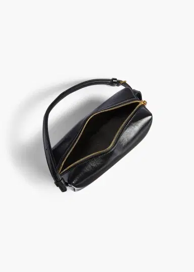 Khaite Mini Kye Crossbody Bag In Black Crackle Patent Leather | Thumbnail 3 Khaite Mini Kye Crossbody Bag In Black Crackle Patent Leather | Thumbnail 3