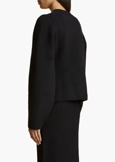 Khaite Scarlet Cardigan In Black | Thumbnail 4 Khaite Scarlet Cardigan In Black | Thumbnail 4