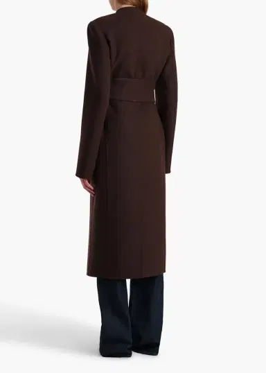 Khaite Jelson Coat In Dark Brown | Thumbnail 4 Khaite Jelson Coat In Dark Brown | Thumbnail 4