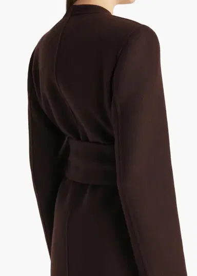Khaite Jelson Coat In Dark Brown | Thumbnail 6 Khaite Jelson Coat In Dark Brown | Thumbnail 6