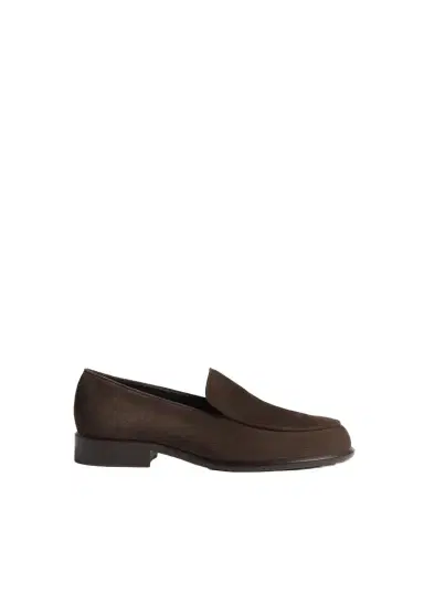 Khaite Miles Loafer In Ebano Suede | Thumbnail 1 Khaite Miles Loafer In Ebano Suede | Thumbnail 1