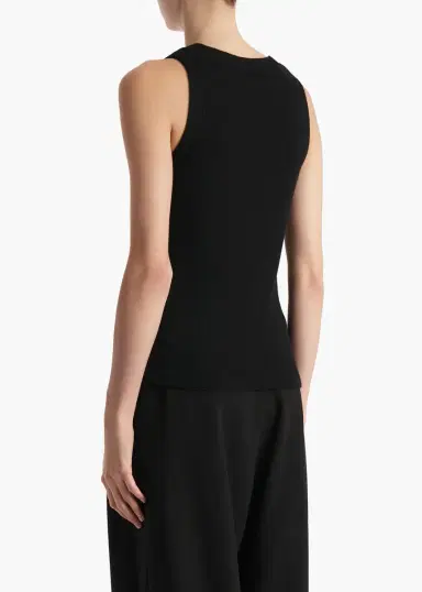 Khaite Isha Top In Black Silk Cashmere Jersey | Thumbnail 4 Khaite Isha Top In Black Silk Cashmere Jersey | Thumbnail 4