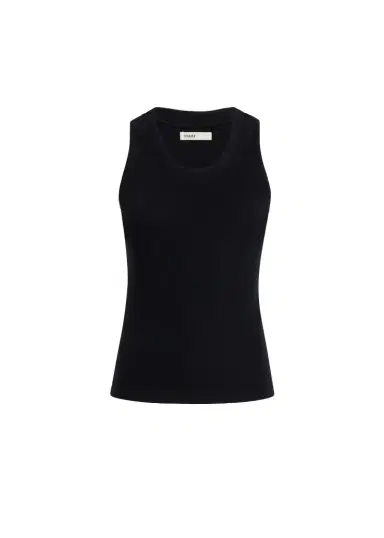 Khaite Isha Top In Black Silk Cashmere Jersey | Thumbnail 1 Khaite Isha Top In Black Silk Cashmere Jersey | Thumbnail 1