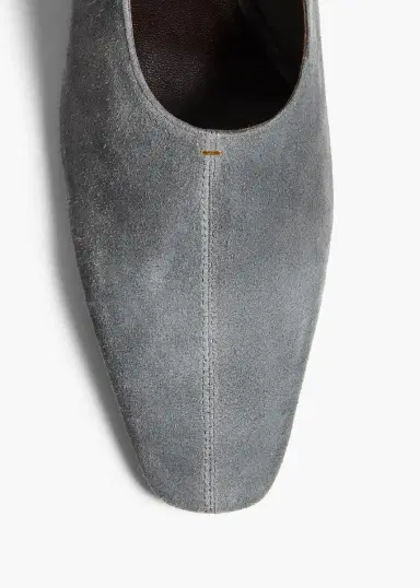 Khaite Cecilia Pump In Grey Suede | Thumbnail 4 Khaite Cecilia Pump In Grey Suede | Thumbnail 4