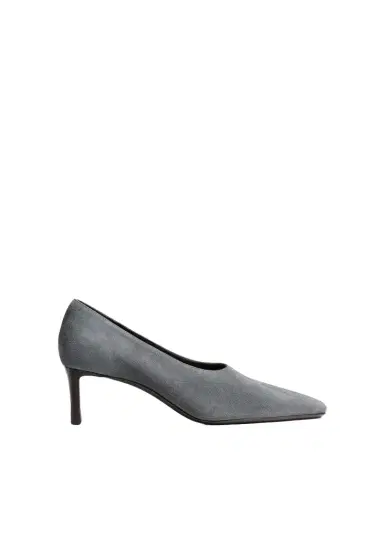 Khaite Cecilia Pump In Grey Suede | Thumbnail 1 Khaite Cecilia Pump In Grey Suede | Thumbnail 1