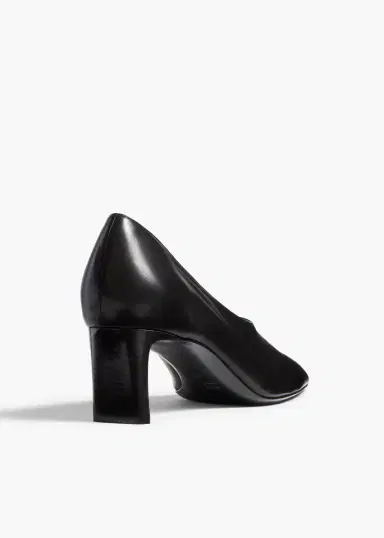 Khaite Cecilia Pump In Black Leather | Thumbnail 3 Khaite Cecilia Pump In Black Leather | Thumbnail 3