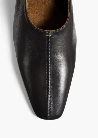 Khaite Cecilia Pump In Black Leather | Thumbnail 4 Khaite Cecilia Pump In Black Leather | Thumbnail 4