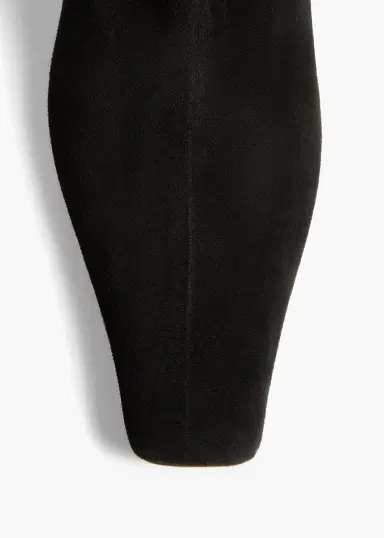 Khaite Ona Ankle Boot In Black Suede | Thumbnail 4 Khaite Ona Ankle Boot In Black Suede | Thumbnail 4