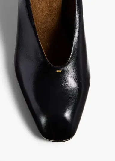 Khaite Colt Wedge In Black Glazed Leather | Thumbnail 4 Khaite Colt Wedge In Black Glazed Leather | Thumbnail 4