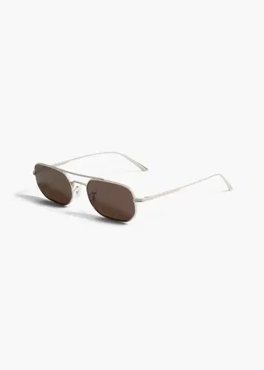 Khaite Khaite X Oliver Peoples 1989C In Silver And Grey | Thumbnail 2 Khaite Khaite X Oliver Peoples 1989C In Silver And Grey | Thumbnail 2