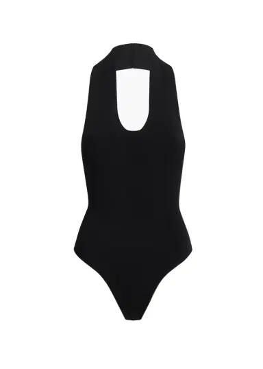 Khaite Toto Bodysuit In Black | Thumbnail 1 Khaite Toto Bodysuit In Black | Thumbnail 1