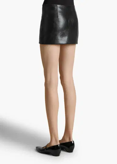 Khaite Jett Skirt In Black Leather | Thumbnail 4 Khaite Jett Skirt In Black Leather | Thumbnail 4