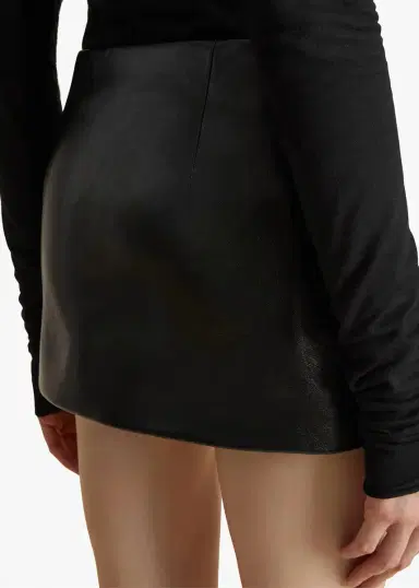 Khaite Jett Skirt In Black Leather | Thumbnail 5 Khaite Jett Skirt In Black Leather | Thumbnail 5