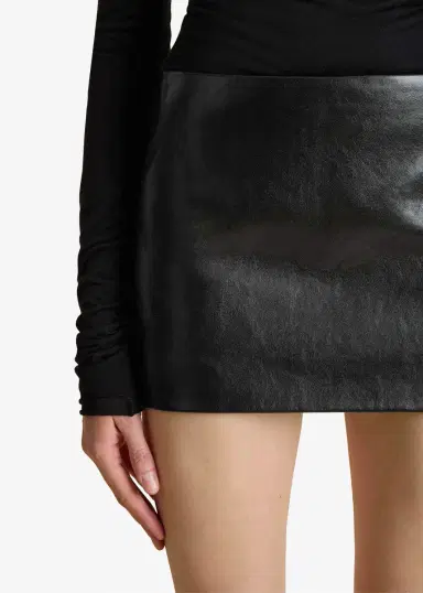 Khaite Jett Skirt In Black Leather | Thumbnail 6 Khaite Jett Skirt In Black Leather | Thumbnail 6