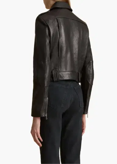Khaite Cordelia Jacket In Black Leather | Thumbnail 4 Khaite Cordelia Jacket In Black Leather | Thumbnail 4