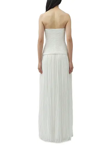Simkhai Women's Danielle Crinkle Jersey Strapless Gown - | Thumbnail 3 Simkhai Women's Danielle Crinkle Jersey Strapless Gown - | Thumbnail 3