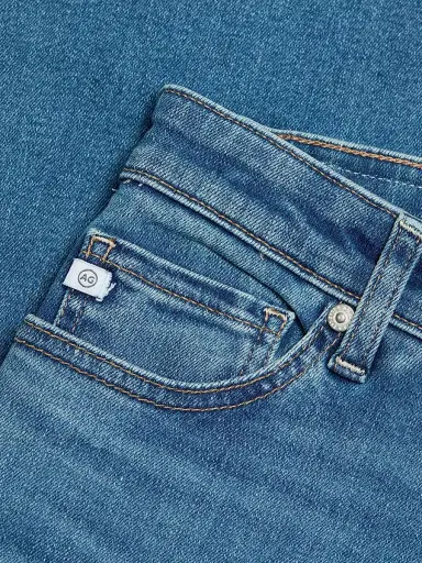 AG Jeans Women's Mari Whiskered High-Rise Straight-Leg Jeans - Charmed - Size 32 | Thumbnail 5 AG Jeans Women's Mari Whiskered High-Rise Straight-Leg Jeans - Charmed - Size 32 | Thumbnail 5